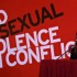 Angelina Jolie attends a conference in Sarajevo